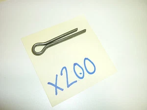 200 SPLINTE 1/4 ZOLL x 1-1/2 MIT GESPREIZTEN BEINEN GLATTSTAHL NEU HERGESTELLT IN DEN USA - Bild 1 von 5