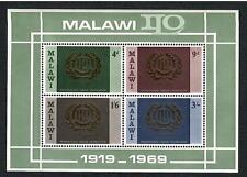 Malawi # C113a , International Labor Organization , VF OG NH S/S - I Combine S/H