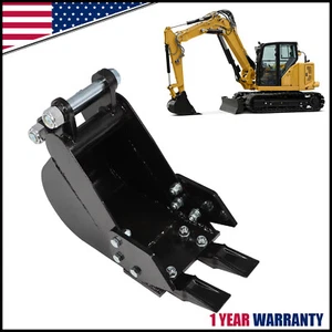 Attachment 200mm Narrow Trenching Bucket For Mini Excavators Digger - Picture 1 of 10