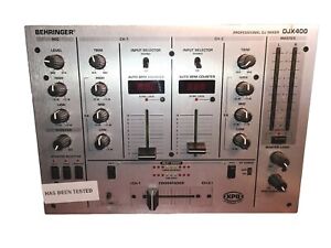Behringer DJX400 Pro Mixer 2-Channel Great Condition Professional *TESTED*
