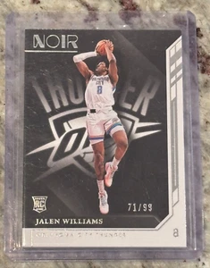Jalen Williams 2022-23 Noir Association 71/99 RC - Picture 1 of 2