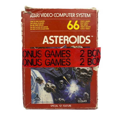 Asteroids - Atari 2600 Boxed w/ Manual - Image 1 of 4