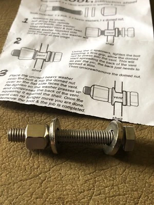 Drum badge Grommet Tool- Stainless Superior Quality For Bass Tom Snare - Image 1 of 4