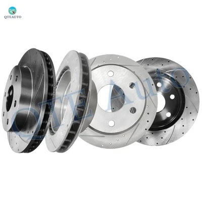 305mm, 330mm Drilled Slotted Brake Rotors To 2001-2006 Chevrolet Silverado 1500 - Image 1 of 4