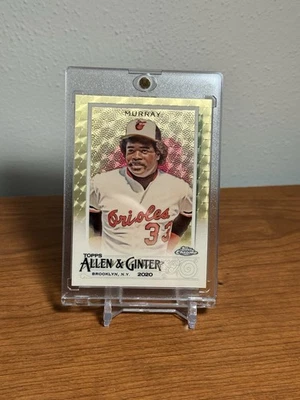 2020 Topps Allen And Ginter Eddie Murray Superfractor 1/1 - Image 1 of 2