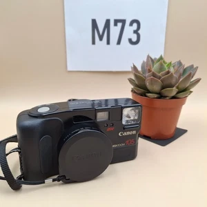 Canon Sure Shot MegaZoom 105 analoge Kompaktkamera 35 mm schwarz getestet. refB - Bild 1 von 8