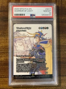 MTG✨WARRIOR OF LIGHT (Jodah,The Unifier)✨FCA Final Fantasy RARE PSA 10 Amano Art - Picture 1 of 13