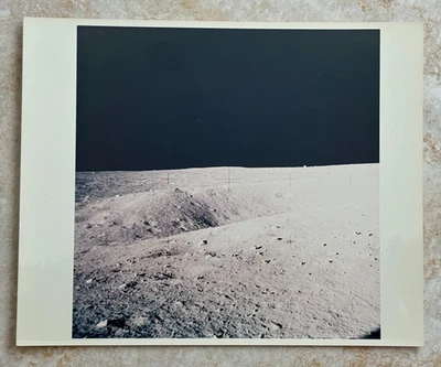 Vintage NASA Apollo Lunar Surface Photo on A Kodak Paper - Bild 1 von 4