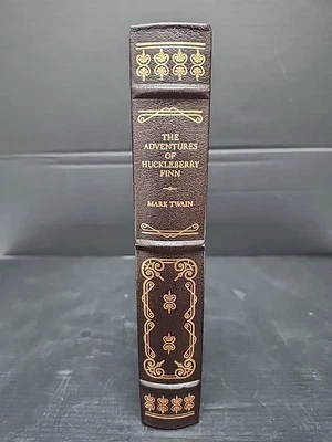 The Adventures of Huckleberry Finn By Mark Twain Franklin Library 1979  - Image 1 of 4
