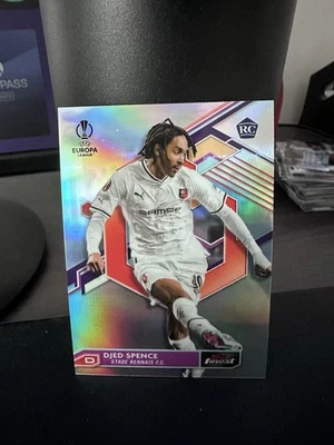 Djed Spence 2022-23 Topps Finest UEFA Refractor RC #113 Rookie - Image 1 of 2