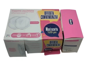 Chicco Stilleinlagen 120 Stück Einweg Stillpads atmungsaktiv weich saugfähig - Bild 1 von 2