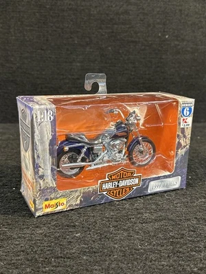 Maisto Harley Davidson 1999 FXDL Dyna Low Rider motocicleta diecast 1:18 serie 6 Foto 1 de 4