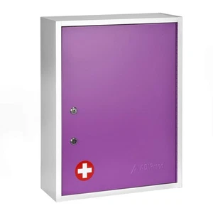 Locking Medicine Cabinet Wall Mounted First Aid Cabinet with Lock, Lockable W... - Picture 1 of 8