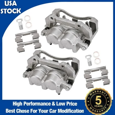 2x Front Brake Caliper Fit For 2005 Jeep Grand Cherokee 2006-2010 Jeep Commander - Image 1 of 4