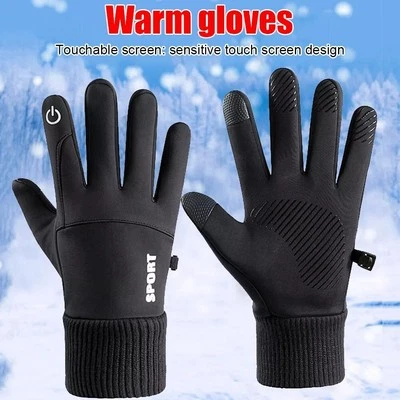 THERMO TOUCHSCREEN WINTER HANDSCHUHE DAMEN HERREN WARME WINDPROOF Winter Handschuhe Touchscreen Herren Damen Fahrrad Thermo Warme Wasserdicht