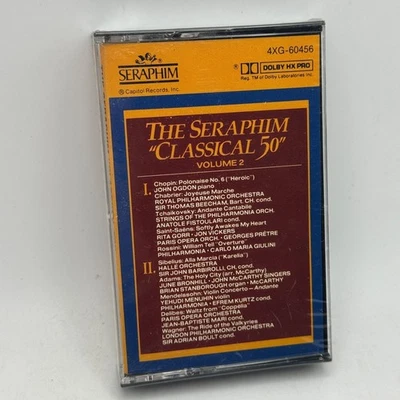 The Seraphim Classical 50 Vol. 2 Renowned Artists Cassette 1986 PROMO SEALED NOS - Image 1 of 4