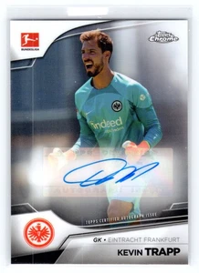 2022-23 TOPPS Chrome Bundesliga Kevin Trapp (Eintracht Frankfurt) Auto - Bild 1 von 1