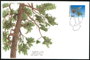 Finland FDC 2002 Pine Tree Pinus Sylvestris Mint - Picture 1 of 1