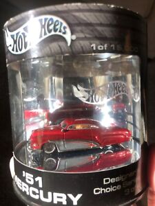 Hot Wheels Oil Can Designers Choice Series Limited Edition 51 Mercury RED
