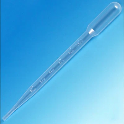 50 Transfer Pipettes 7ml graduated Lab Dropper Model Paint dye Globe Scientific