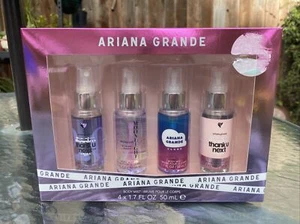 New Ariana Grande 4pc Body Mist Gift Set Thank U Next & 2.0, Moonlight & Cloud - Picture 1 of 5