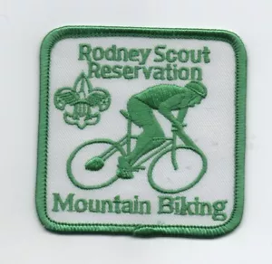 Rodney Scout Reservation Mountain Biking Patch (Del-Mar-VA Council), Mint - Picture 1 of 1