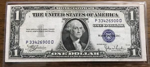 1935 C Silver Certificate note uncirculated $1.00 one Dollar PD Block - Picture 1 of 2