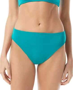 Vince Camuto Reversible High Leg Bikini Bottoms Swimsuit Riviera Azure Large - Picture 1 of 2