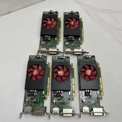 JobLot 5x Dell  AMD Radeon R5 240 1GB GDDR3 Video Graphics Card 0W42M3 Ref:1414 - Image 1 of 4