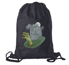 Zombie headstone custom bags, Halloween Treats Bags, Funny Party Cotton Bags