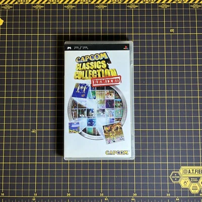 Capcom Classics Collection: Remixed Sony PSP W/Manual Asia English CIB - Image 1 of 4