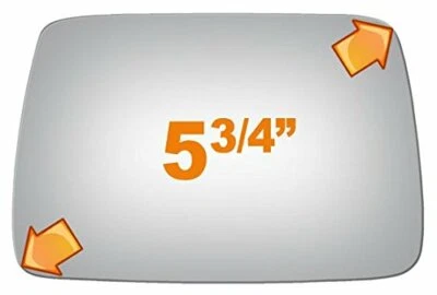 Flat Manual Replacement Mirror For 1983 Jeep J10 W/O Backing Plate - Image 1 of 4