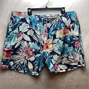 Herren Tommy Bahama Relax Gr. 2XL blau Hawaii Blumen Polyester Badehose - Bild 1 von 6