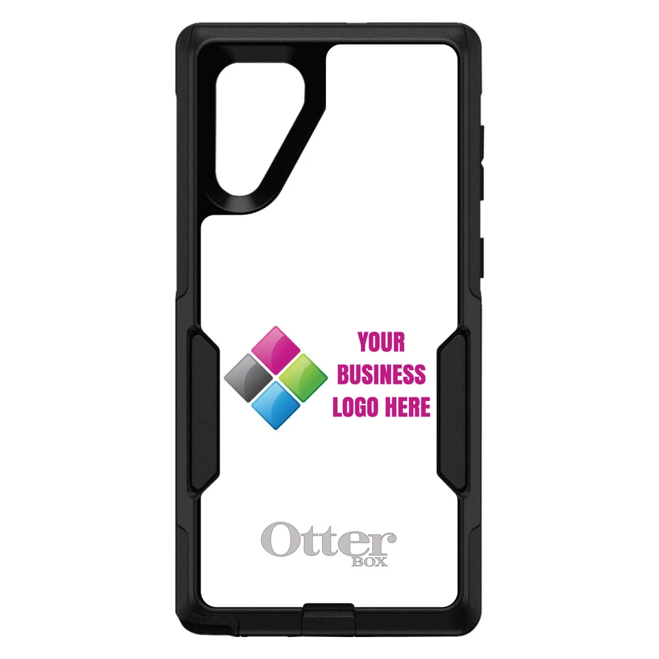 CUSTOM OtterBox Commuter for Galaxy Note 5 8 9 10 Your Business Name Logo Design - Image 1 of 1