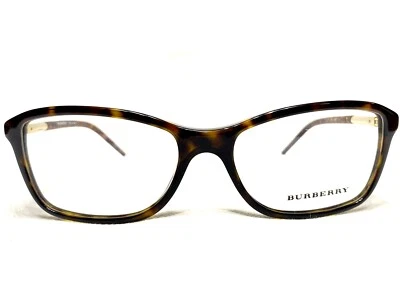 Burberry Eyeglasses Womens B2174 3002 Havana Butterfly Designer Frames 53/16 NEW - Image 1 of 4