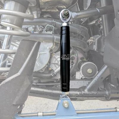Billet Heavy Duty Sway Bar End Links Chromoly Heims Polaris RZR PRO XP BLACK - Image 1 of 4