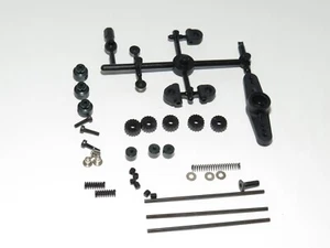 MUGE2027 MUGEN SEIKI MBX8R NITRO BUGGY BRAKE THROTTLE LINKAGE SET - Picture 1 of 1