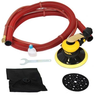 Mirka Pneumatic Rotorbital Sander Ros 650DB 150mm 5mm Hub 52L 8993200111 - Image 1 of 4