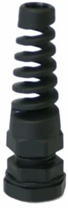Spirale Pressacavo con Controdado M16x1,5 Nero Poliammide JSM16KVS-SSP - Bild 1 von 6