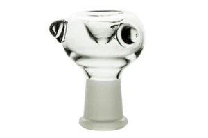 FEMALE 14MM 14.4MM Glass BUBBLE Cone Bowl Clear Slide Hookah Bong Replacement - Picture 1 of 1
