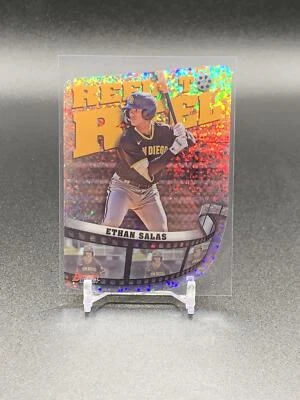 2023 Bowmans Best Ethan Salas RR-24 Reel to Reel Mini-Diamond Refractor Padres - Image 1 of 2