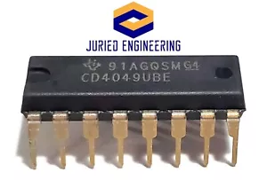 5PCS CD4049UBE CD4049 CMOS HEX Buffer/Converters - New IC - Picture 1 of 12