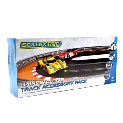 Paquete de accesorios Scalextric C8195 horquilla curva pista escala 1:32 ranura coche pista Foto 1 de 3