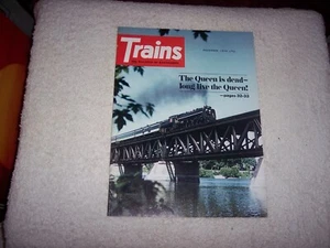 TRAINS THE MAGAZINE OF RAILROADING--DECEMBER 1973 #61 - Picture 1 of 7