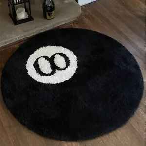 8Ball Rug indoor Home decor, size  60x60cm, Rug for your room, House rug - Picture 1 of 6