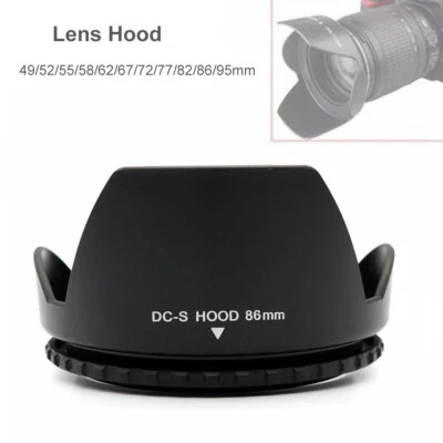 Parasol universal pétalo atornillable 49/52/55/58/62/67/72/77/82/86/95 mm Foto 1 de 4