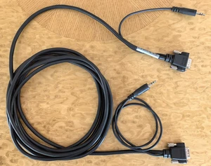 VGA SVGA mit integriertem Audio  Kabel Klinke Notebook TV Monitor /3,6m /schwarz - Bild 1 von 2