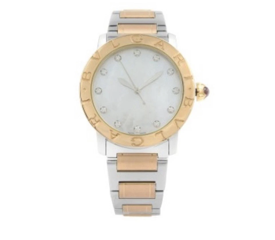 Bulgari - Esfera madreperla oro rosa diamante automático - BBL P 33 SG damas  Foto 1 de 4