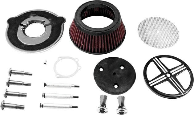 Kit de purificador de aire Baron Triple X BAK Big Air negro para Yamaha V-Star 1100 Foto 1 de 1