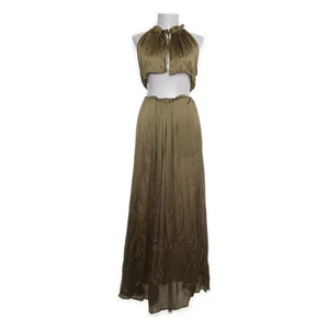 Zara, Maxikleid, Größe: XS, Grün, Polyester, Einfarbig, Damen #BHY - Bild 1 von 5